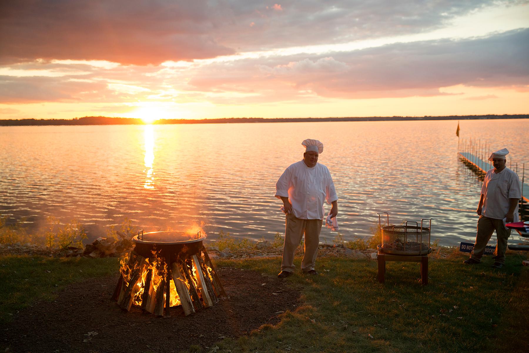 Buckhorn Supper Club Chefs with Fish Boil